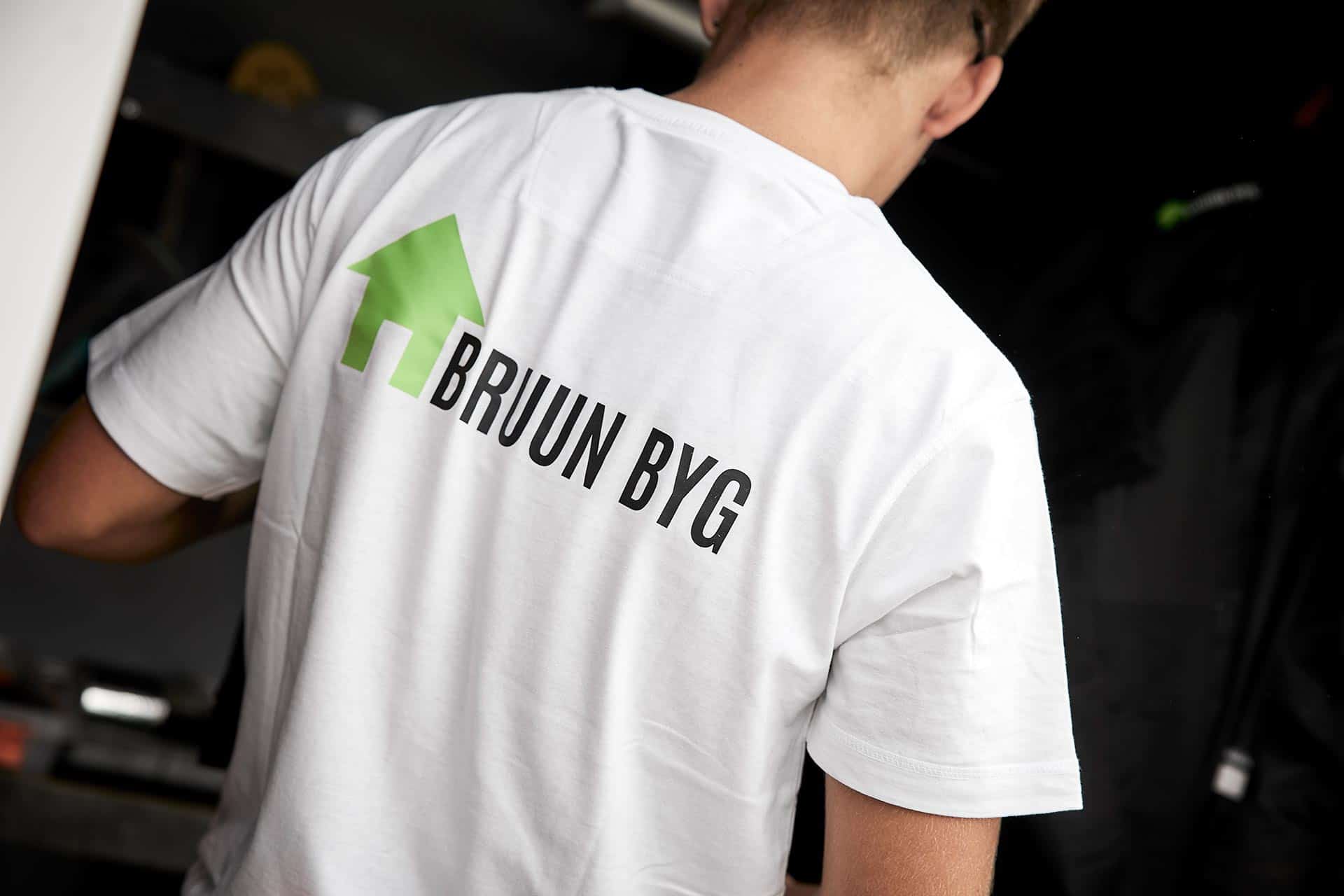 Medarbejder i Bruun Byg t-shirt